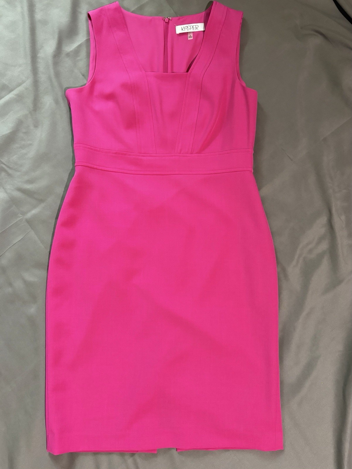 Kasper Women’s Kasper Sleeveless Pink Sheath Dress Size 6