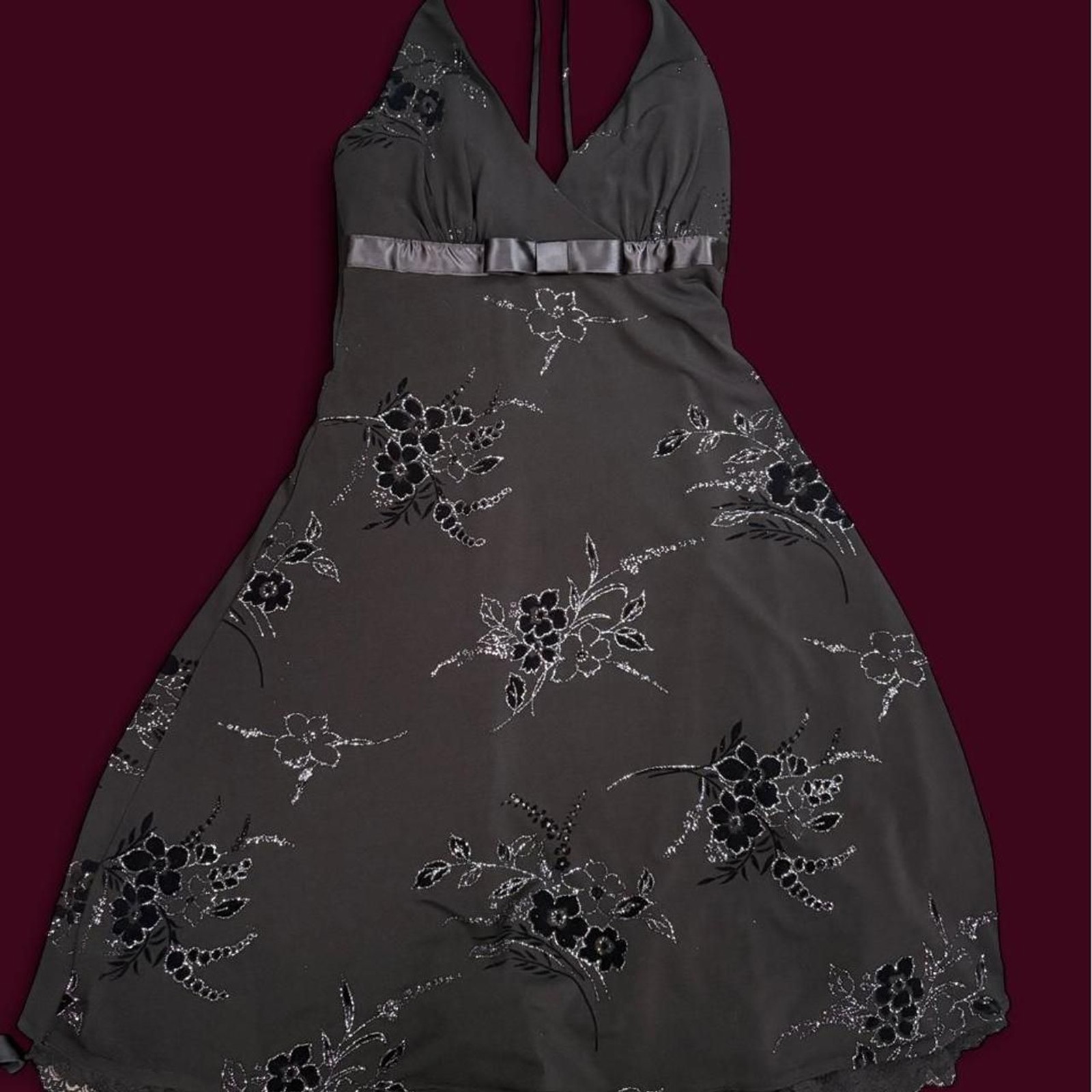 City-studios Women’s Brown and Grey Dress