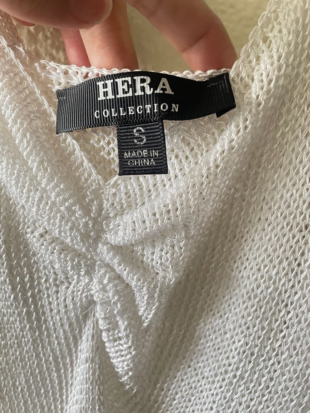 Hera Collection White Knit Sleeveless Maxi Dress