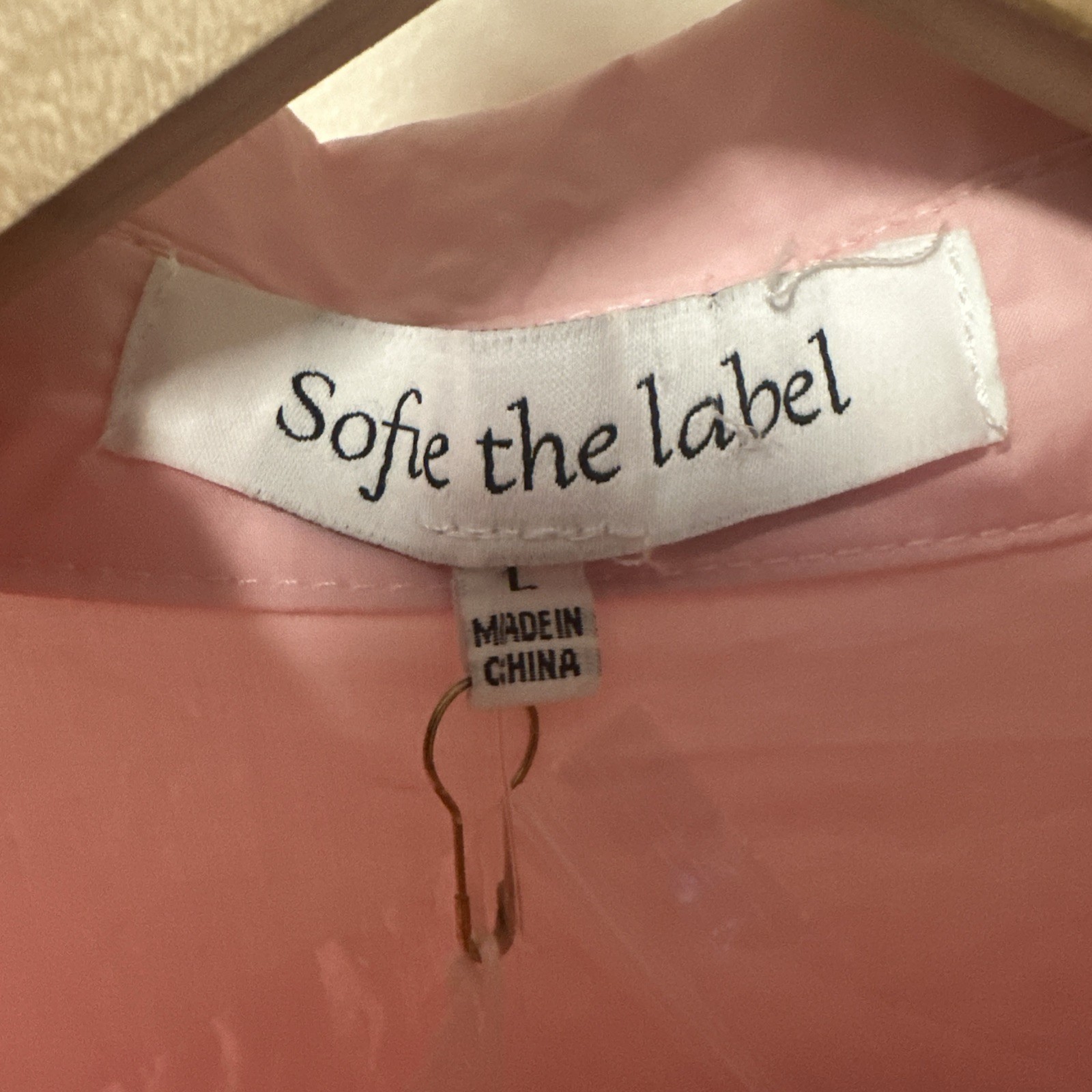 Sofie The Label Women Size Large Mini Babydoll V Neck Day Out Knox Dress Pockets