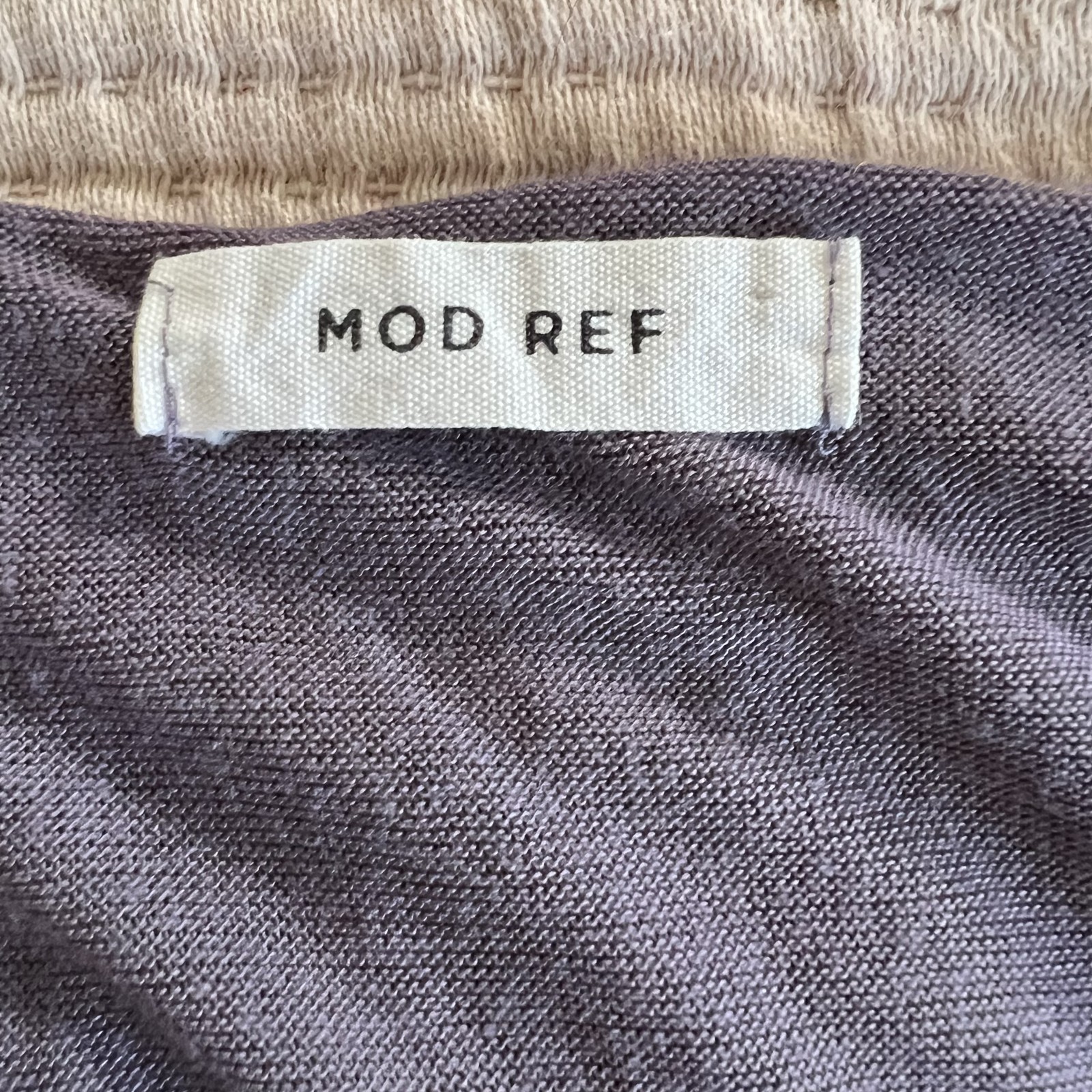 Mod Ref Dress Womens Medium Purple Gray Maxi Sleeveless Halter Drape Beach Boho