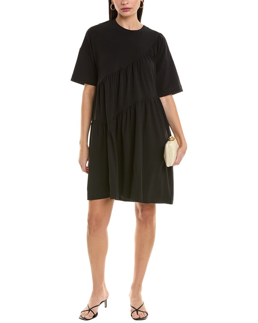 Alpha Studio Shirred T-Shirt Dress Women’s Black 38