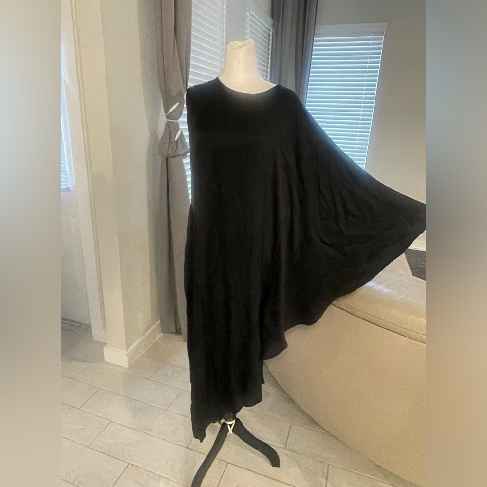 STARKX Uneven asymmetric hem one shoulder sleeveless Caftan Dress Sz Large