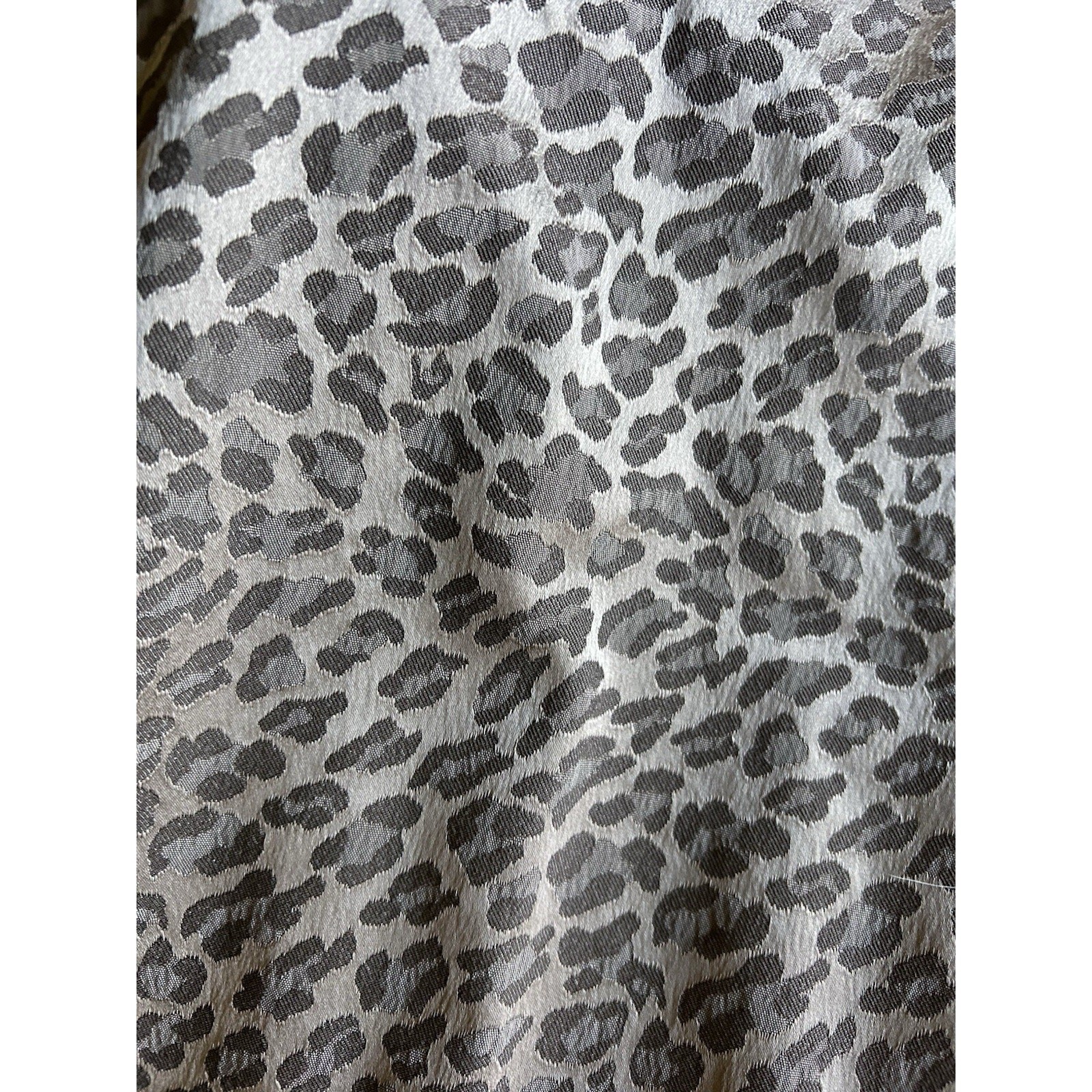 Kay Unger Leopard Print Sheath Dress Womens 6 One Shoulder Cocktail Evening