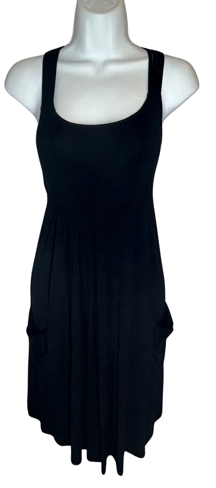 NEW Calvin Klein Sun Dress Size 2 XS S Black Multi Thin Straps Casual NWT