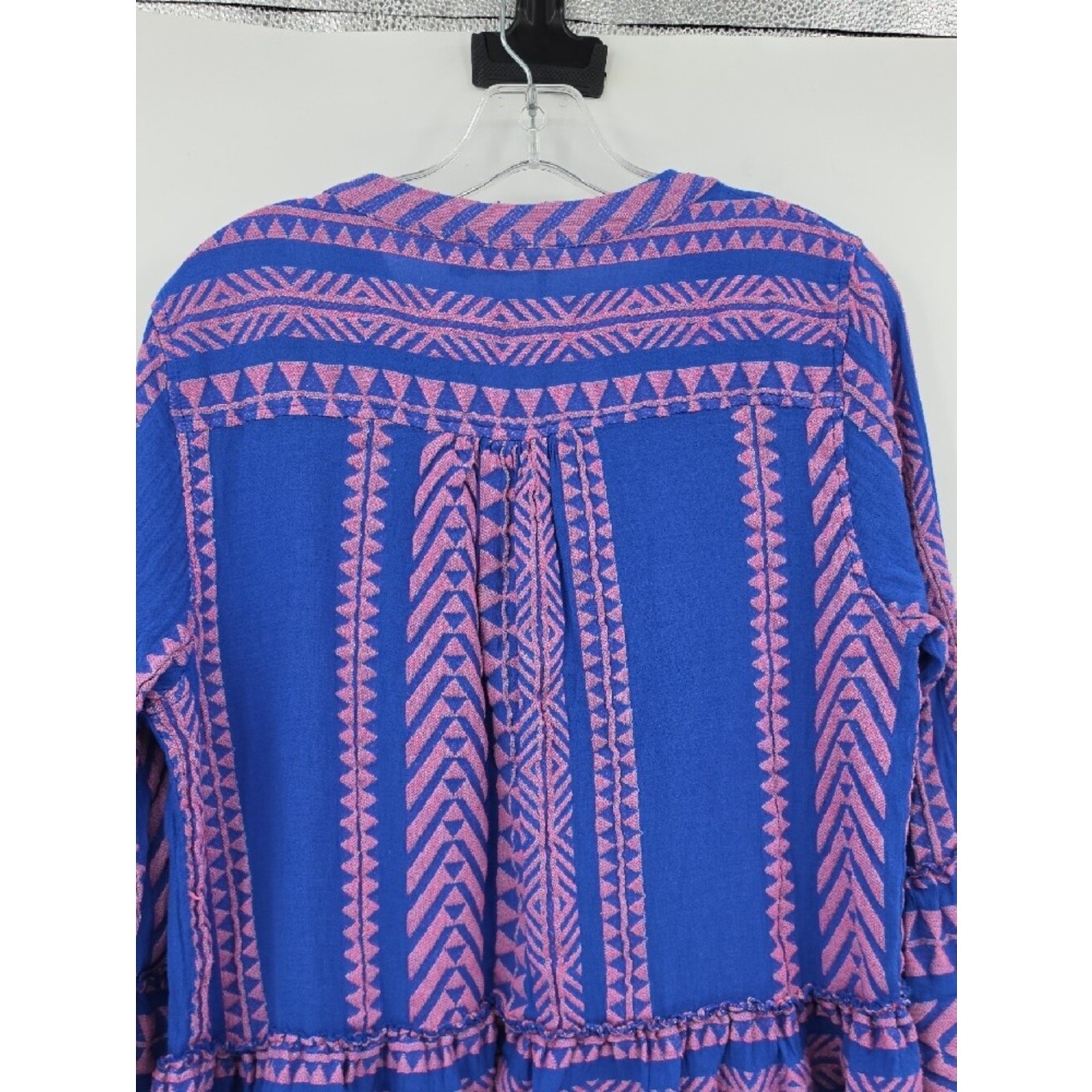 Devotion TWINS Ella Short Blue and Pink Mini Dress Size L