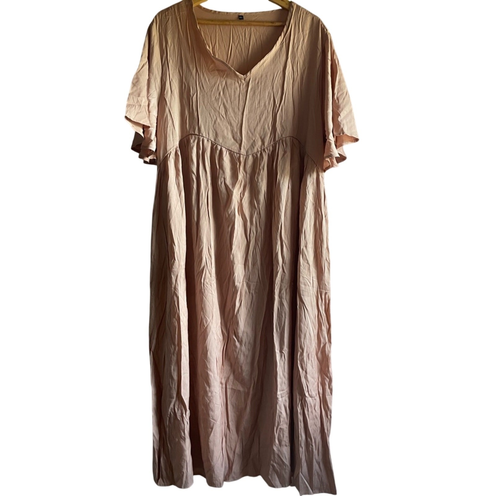 NWT! Peach Silky Dress Plus SIZE 4X