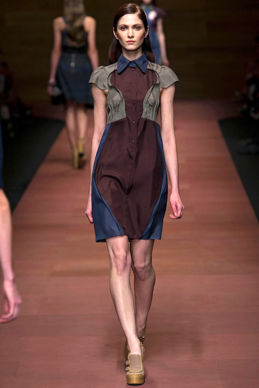 Carven 2013 Featherweight SILK Habotai Dress SIZE FR38 US6, Spring Summer Runway