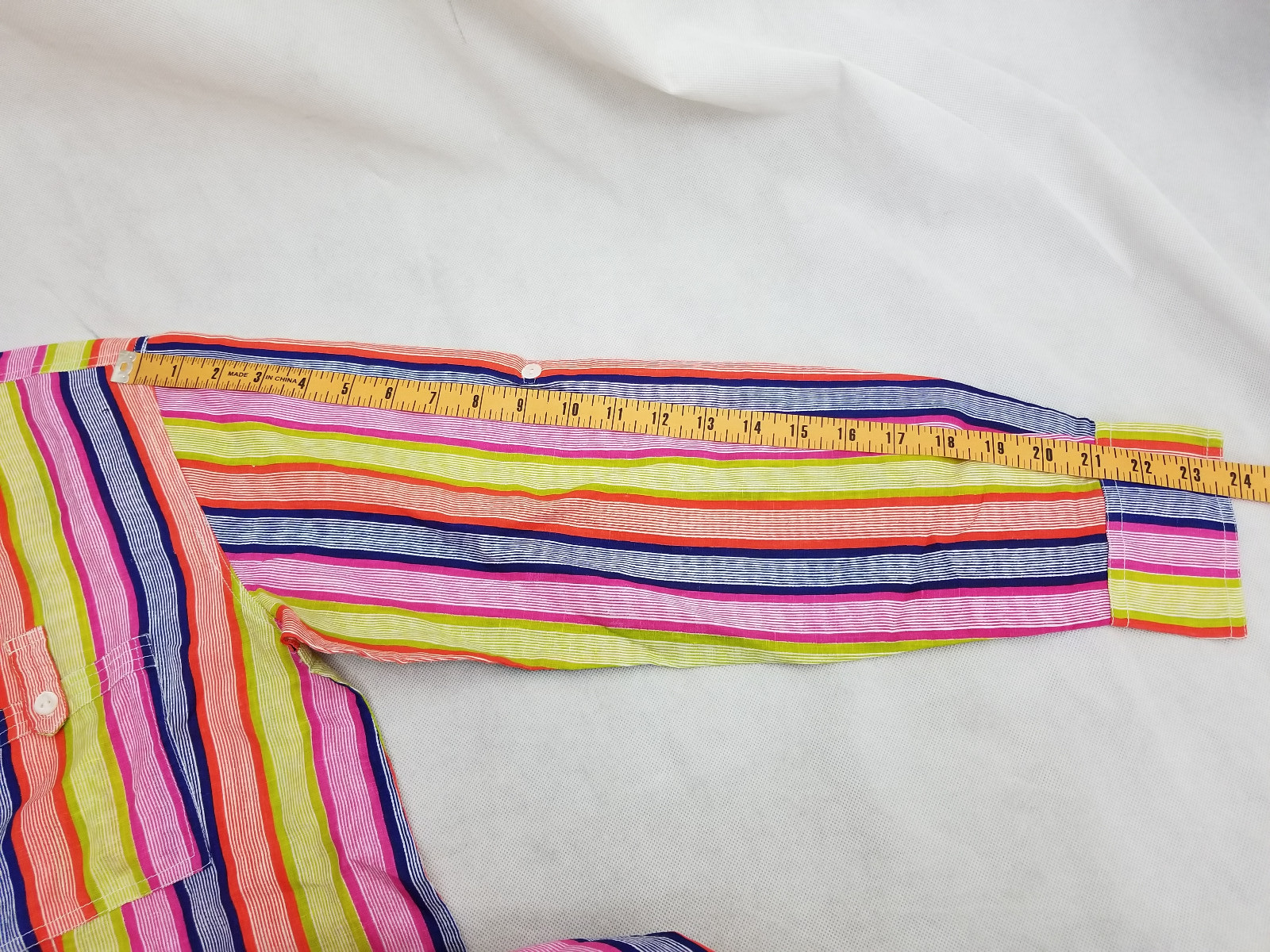 ROBERTA ROLLER RABBIT Womens Shirt Dress Sz LARGE Stripe RAYA Border Linen Beach