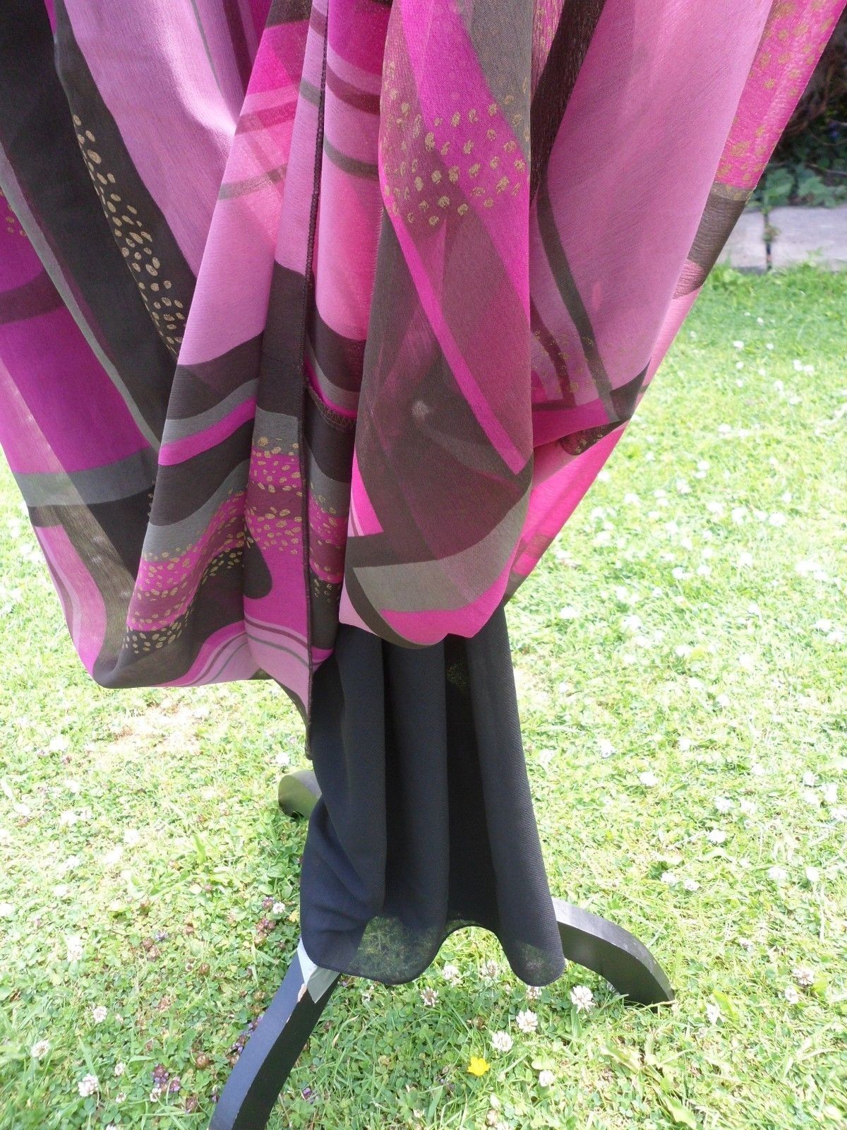Principles Pink Multi And Black Strappy Maxi Dress Size 10 Holiday Wedding BNWOT