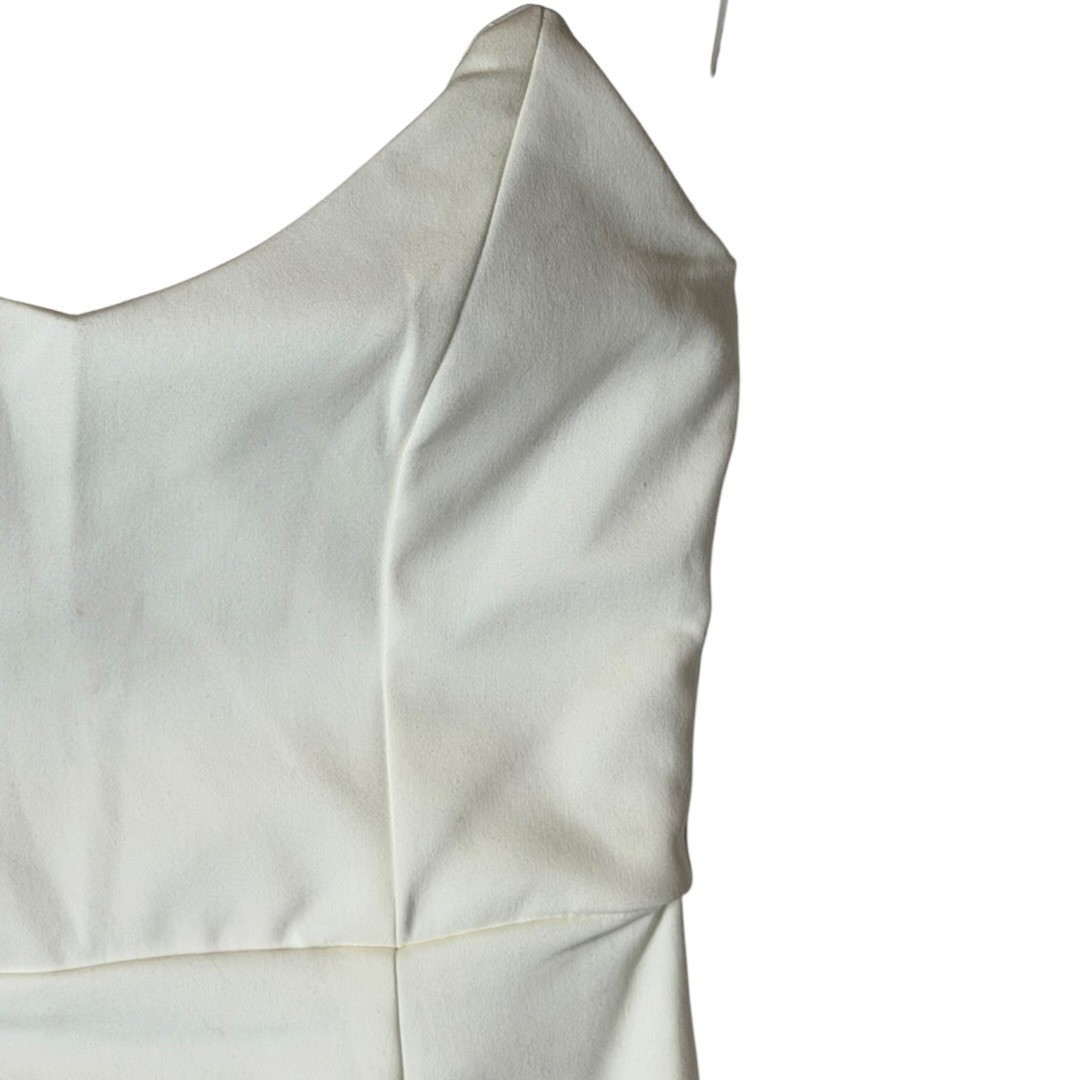Superdown Stevie Mini Dress Womens XS White Strapless Boned Party Cocktail