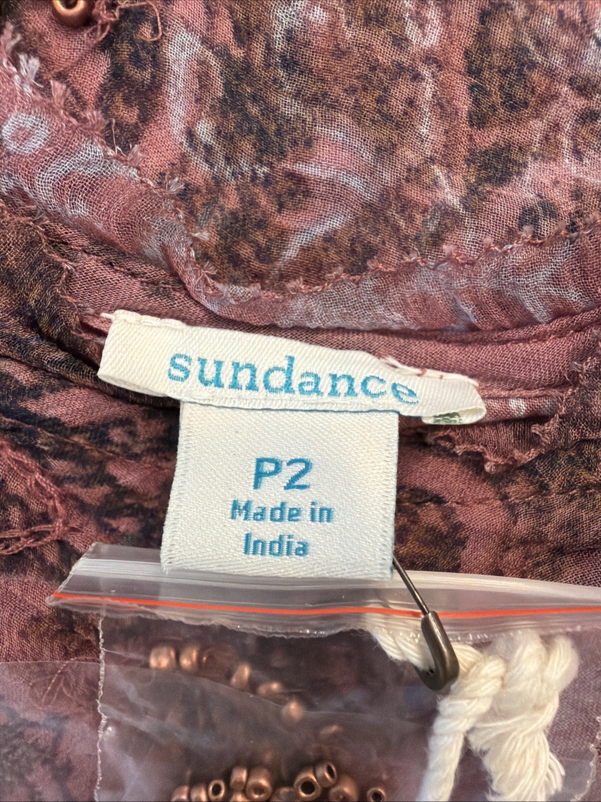NWT Sundance Catalog “Luella” Pink Floral Beaded Dress Size P2 Orig $268