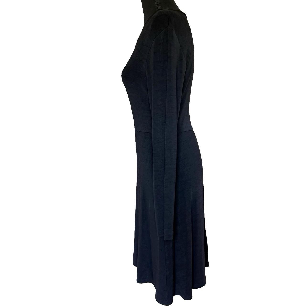1990s Minimalist Body Con Little Black Dress Size M Moda International