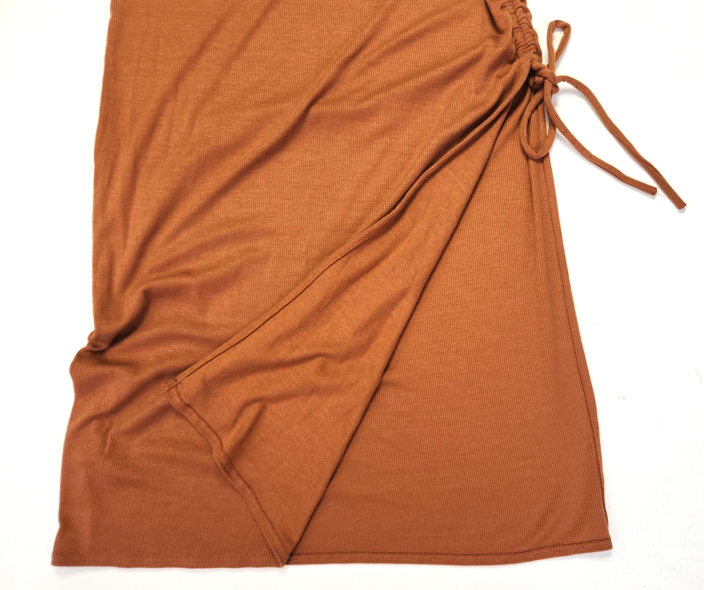 J.Crew sleeveless round neck casual rib maxi tank dress side split NWT Small