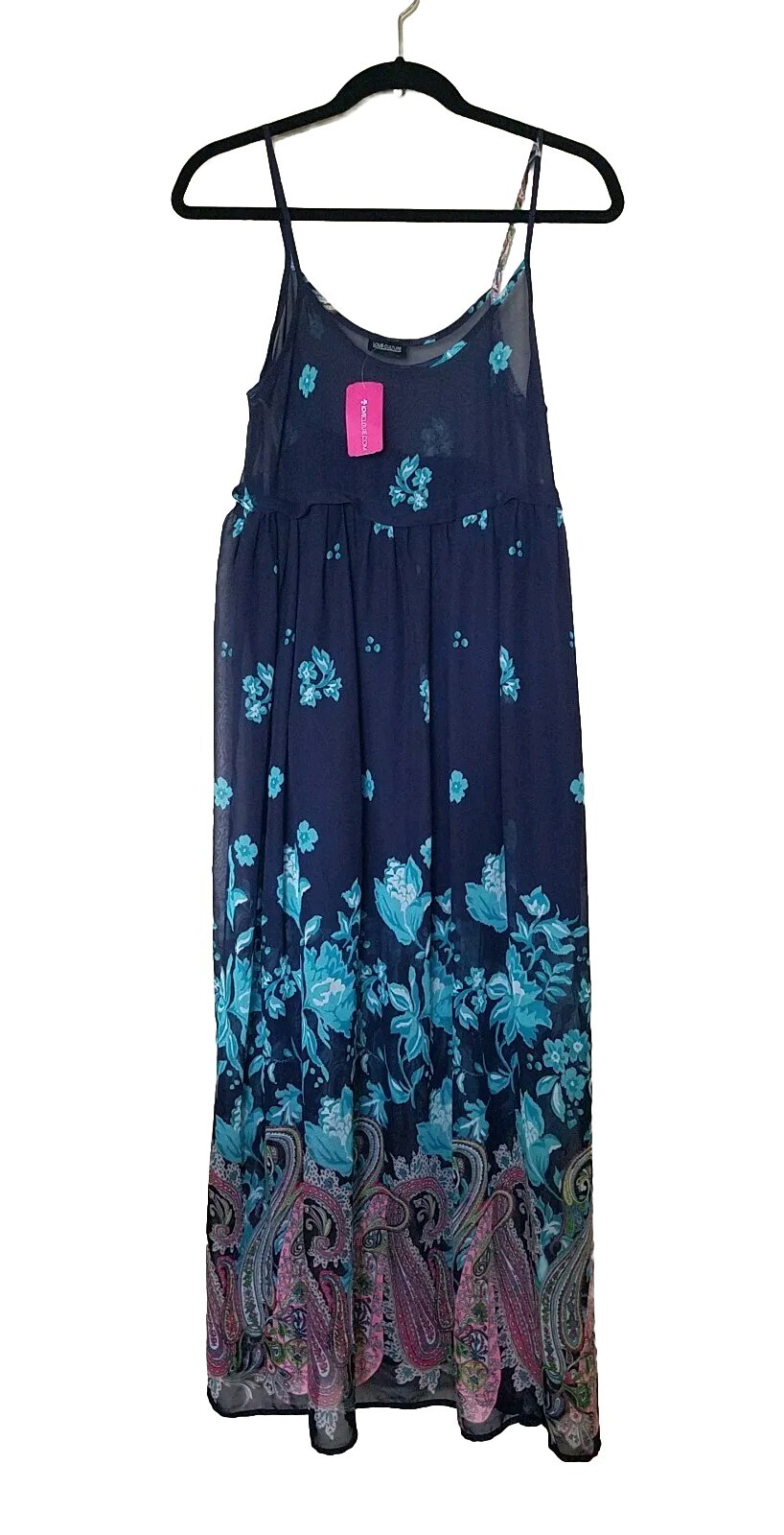 LOVE CULTURE Chiffon Overlay Maxi Dress Small