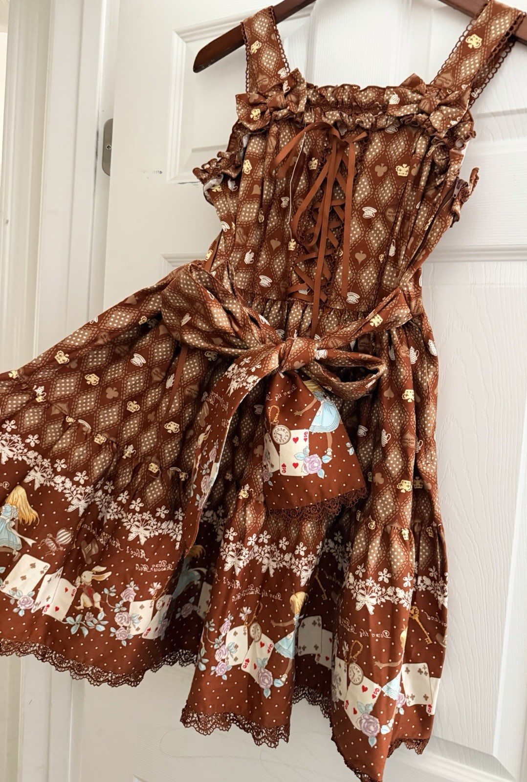 Bodyline Trump Alice Lace Up JSK size m Lolita dress, new with tag.