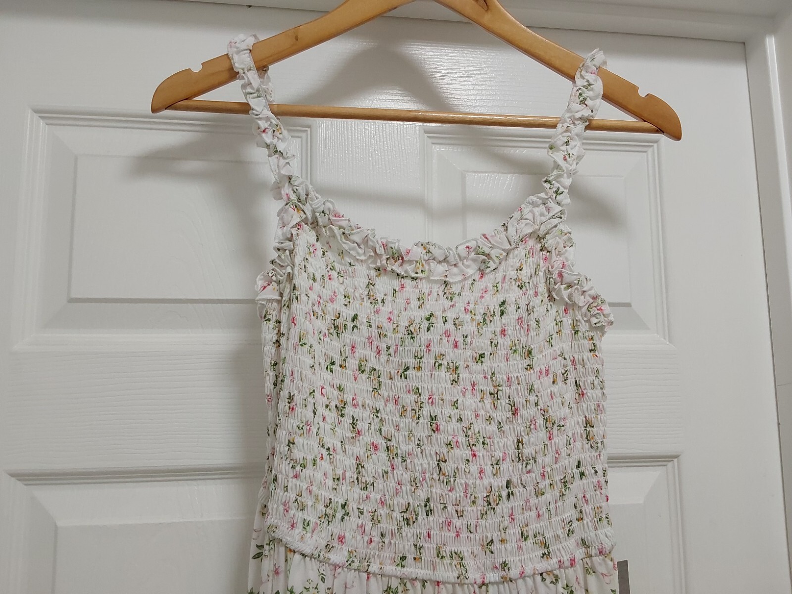 J for Justify Womens Size XL Floral Dress Elastic Spring Summer Comfort Vacation