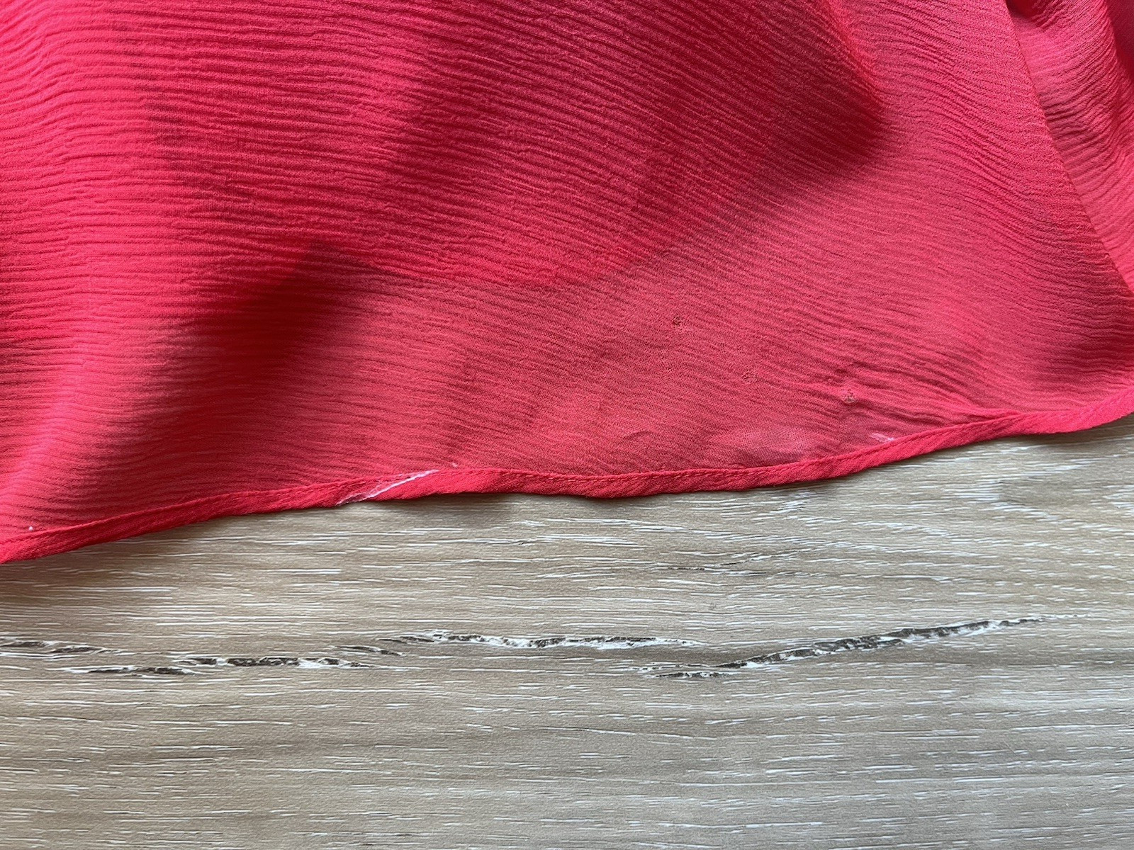 Opening Ceremony Blaze Red Silk Ruffle Dress V Neck- Size 6