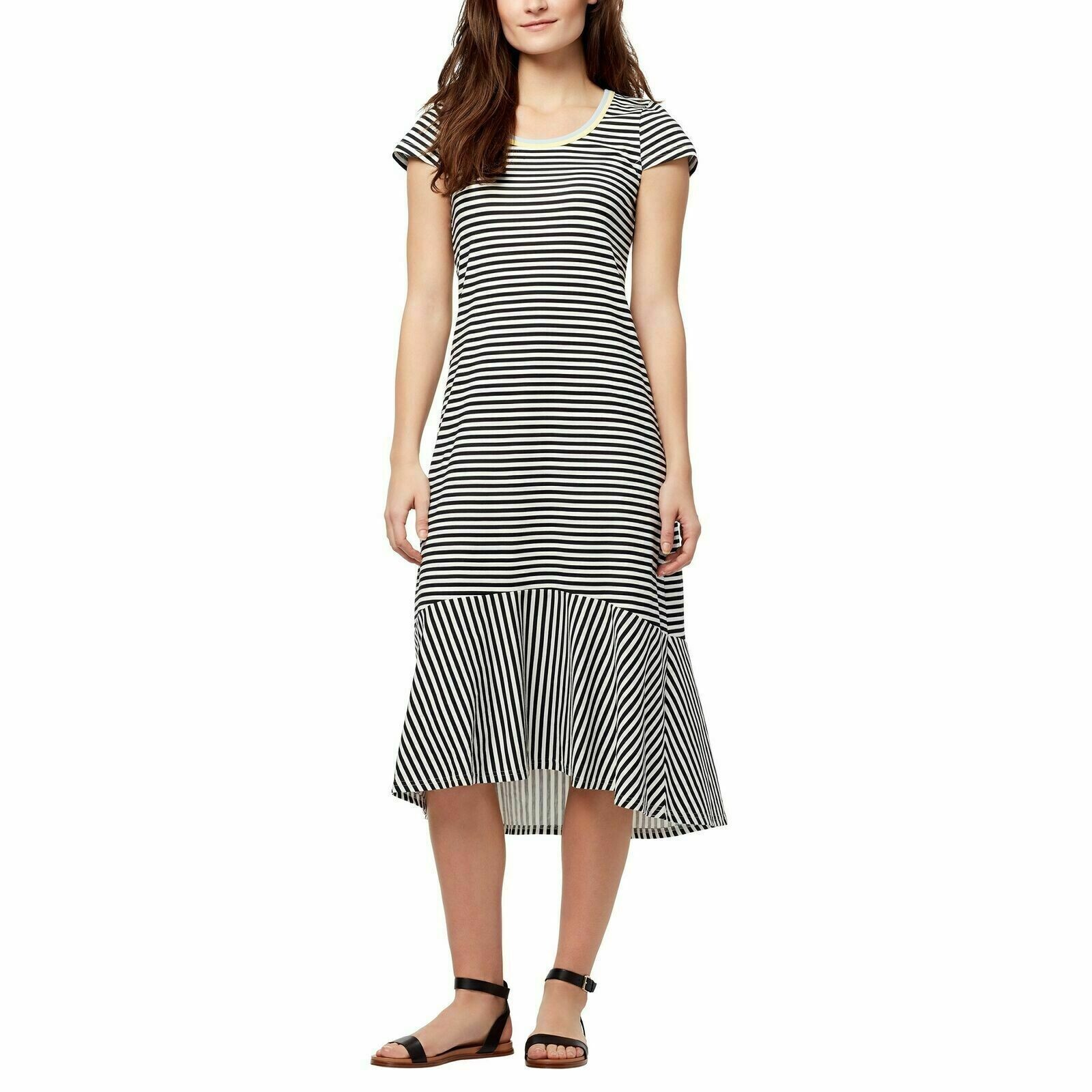 Ella Moss Ladies’ Short Sleeve Striped Dress SMALL BUE