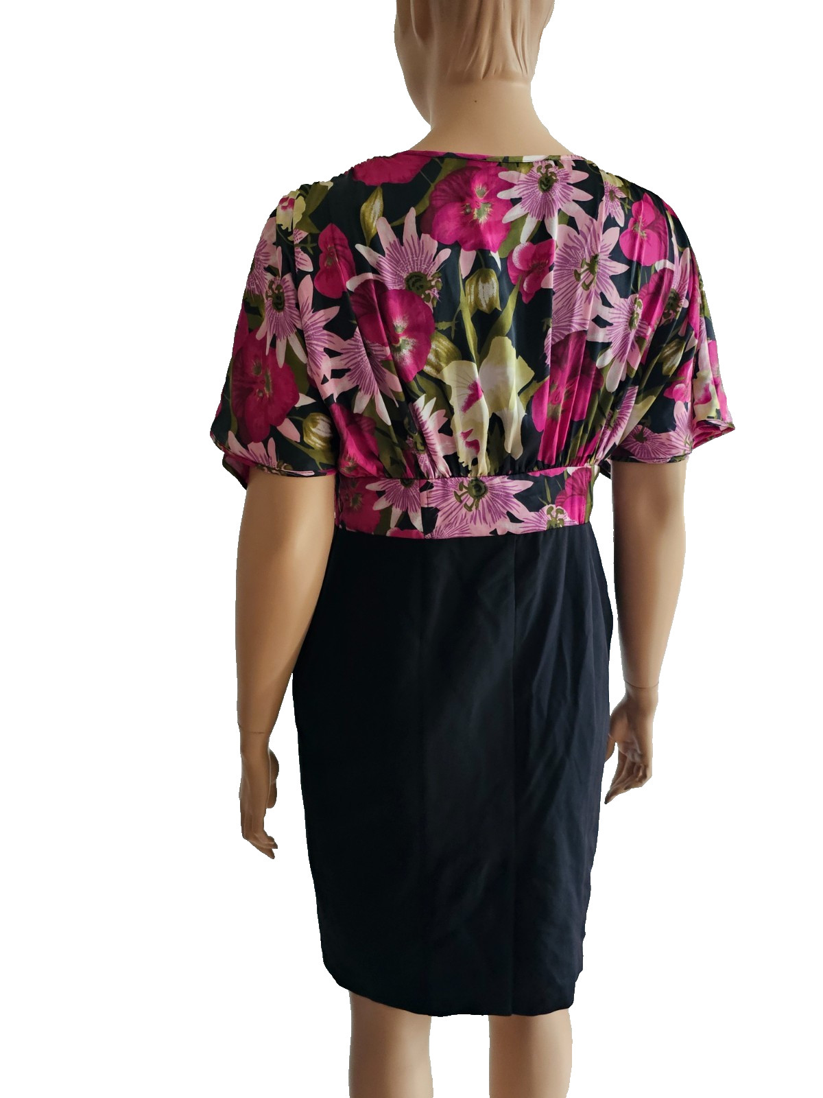 Star by Julien Macdonald size 46 shift dress 2in1 sexy elegant kimono sleeve flowers