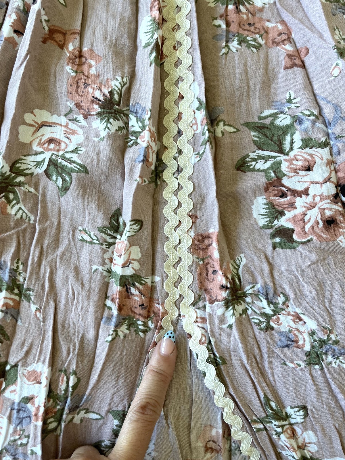 Prairie Cottagecore Oversized Kimono Style Floral Dusty Mauve Maxi Slit Dress