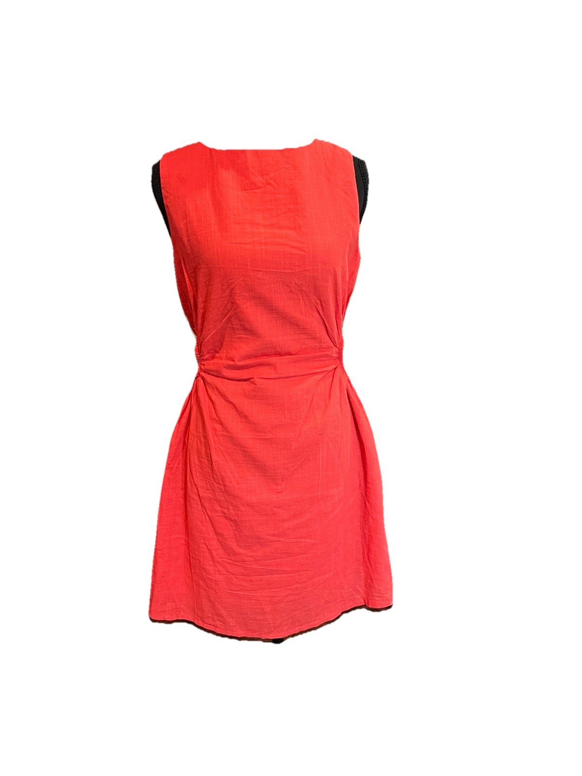 lillusory Orange Cutout Dress Size small NWT