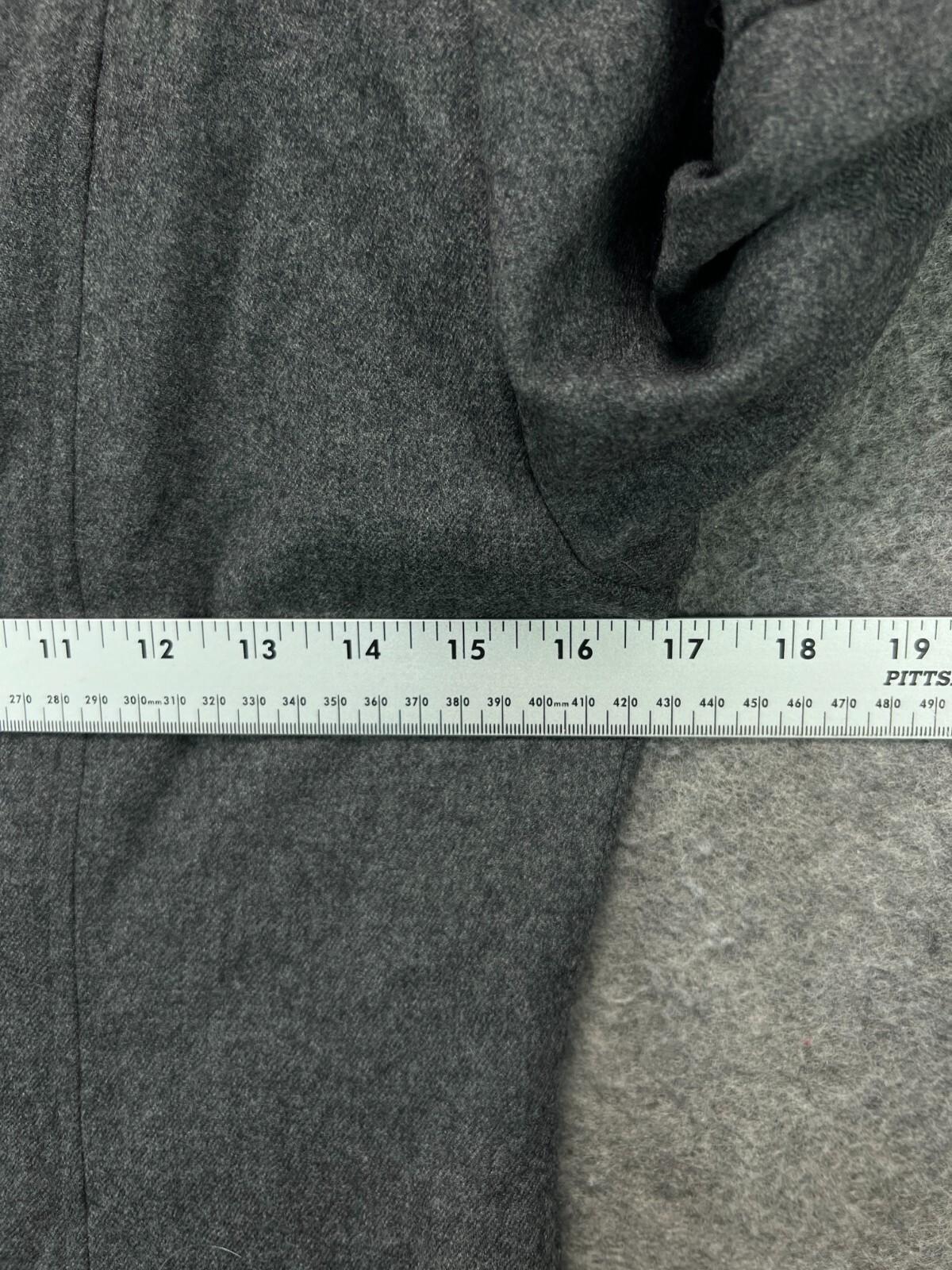 Vtg Adele Simpson 100% Wool Sheath Dress Womens 4 Gray Sailor Buttons Long Sleev