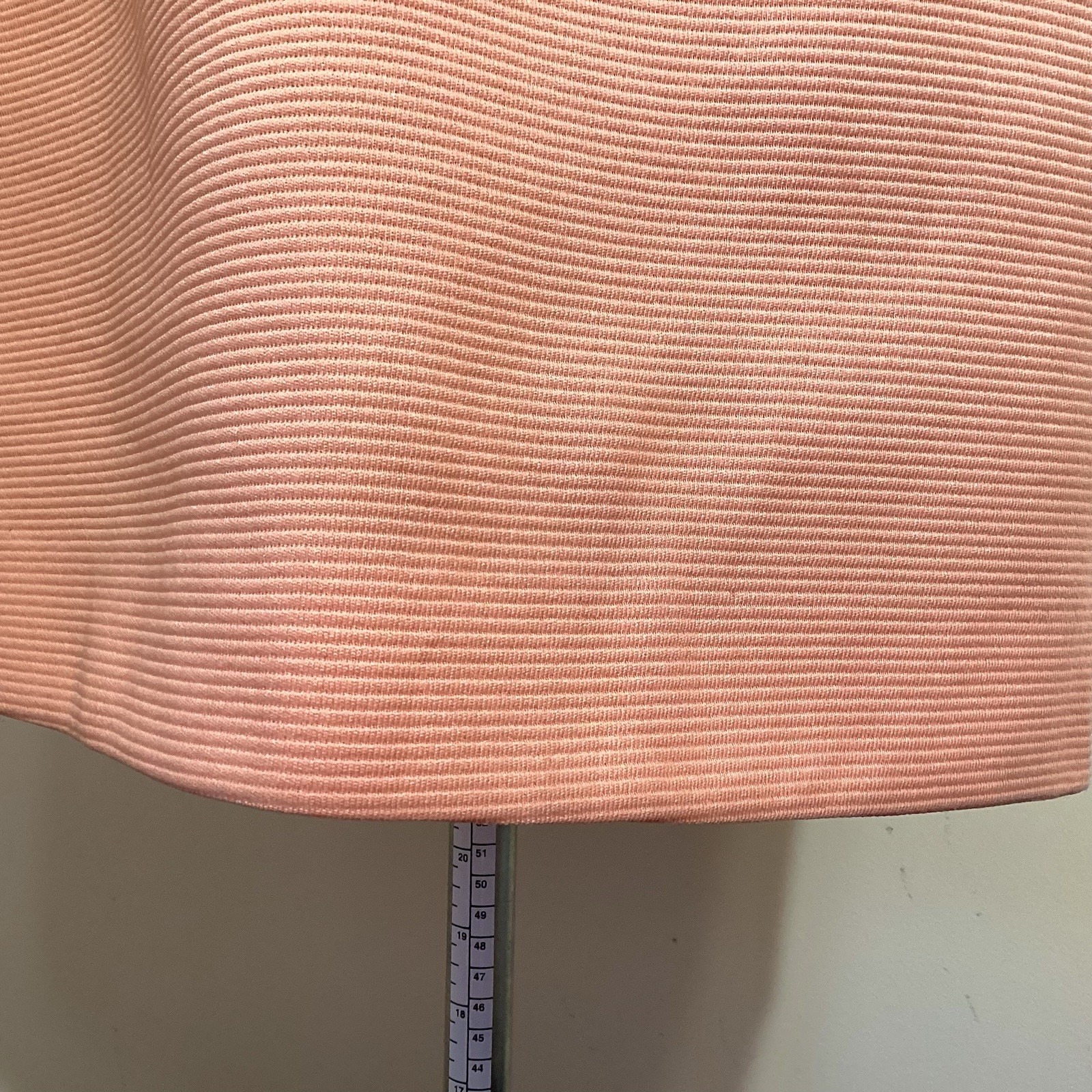 Handmade 60s Mod Retro Mini Shift Dress Size M Pink Salmon Contrast Bow Twiggy