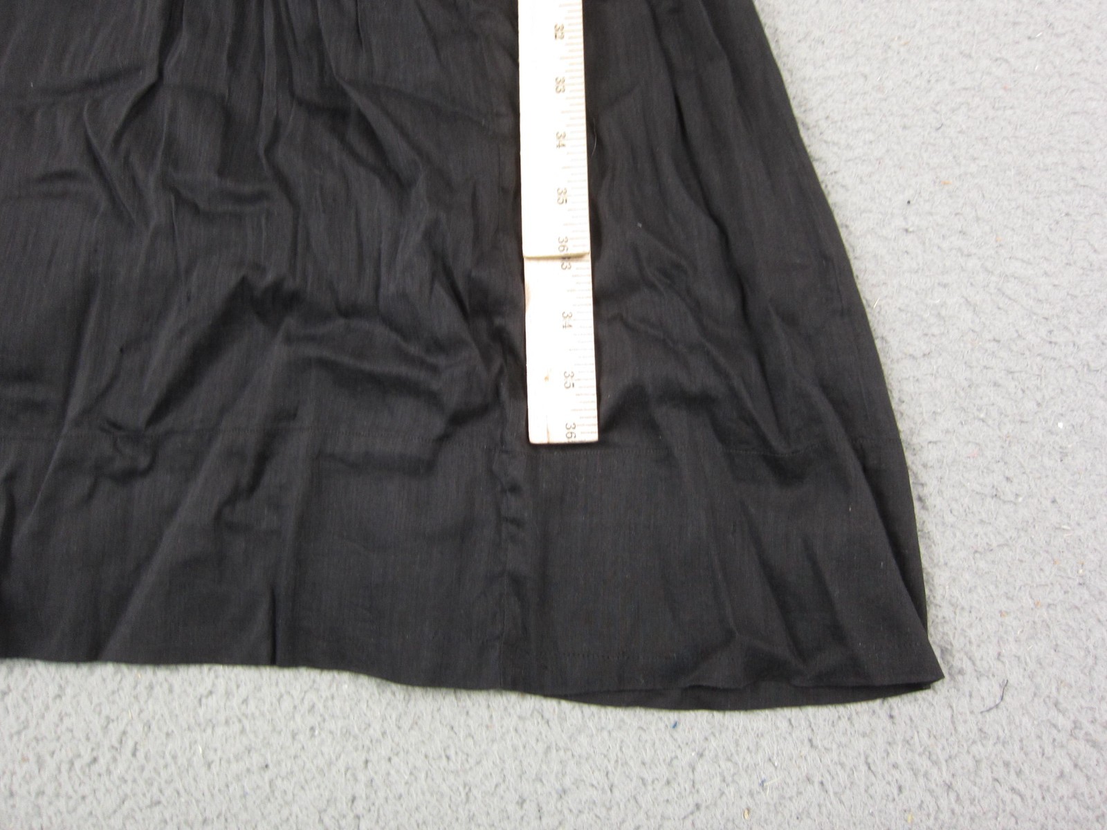 True Vintage Voil Dress Womens Extra Small XS Black Gown Lace Midi 1900s