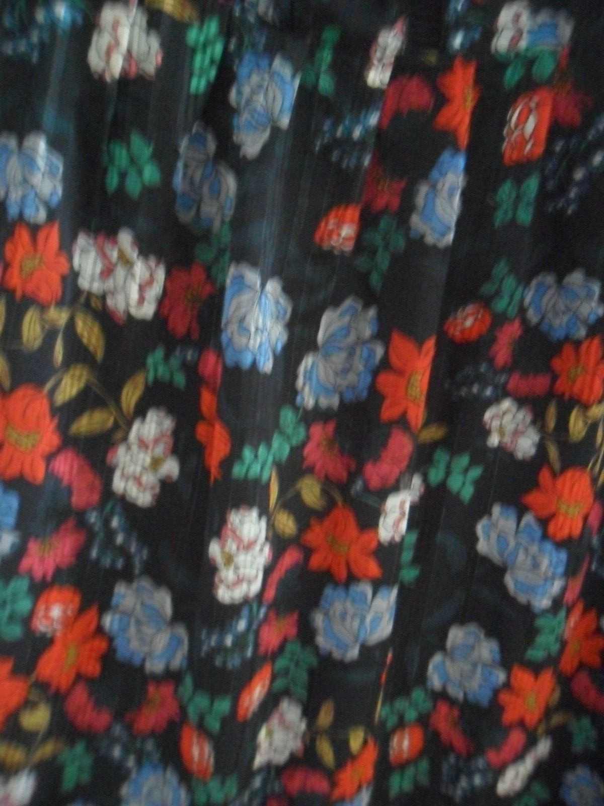 Nanette Lepore Black/ RED/ Green Multicoloured Floral Lined Dress Sz 10 BNWT