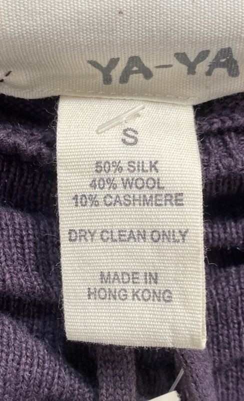 Ya-Ya Women’s Amethyst Siorra Halter Maxi Dress Silk Wool Cashmere Knit NWT Sz S