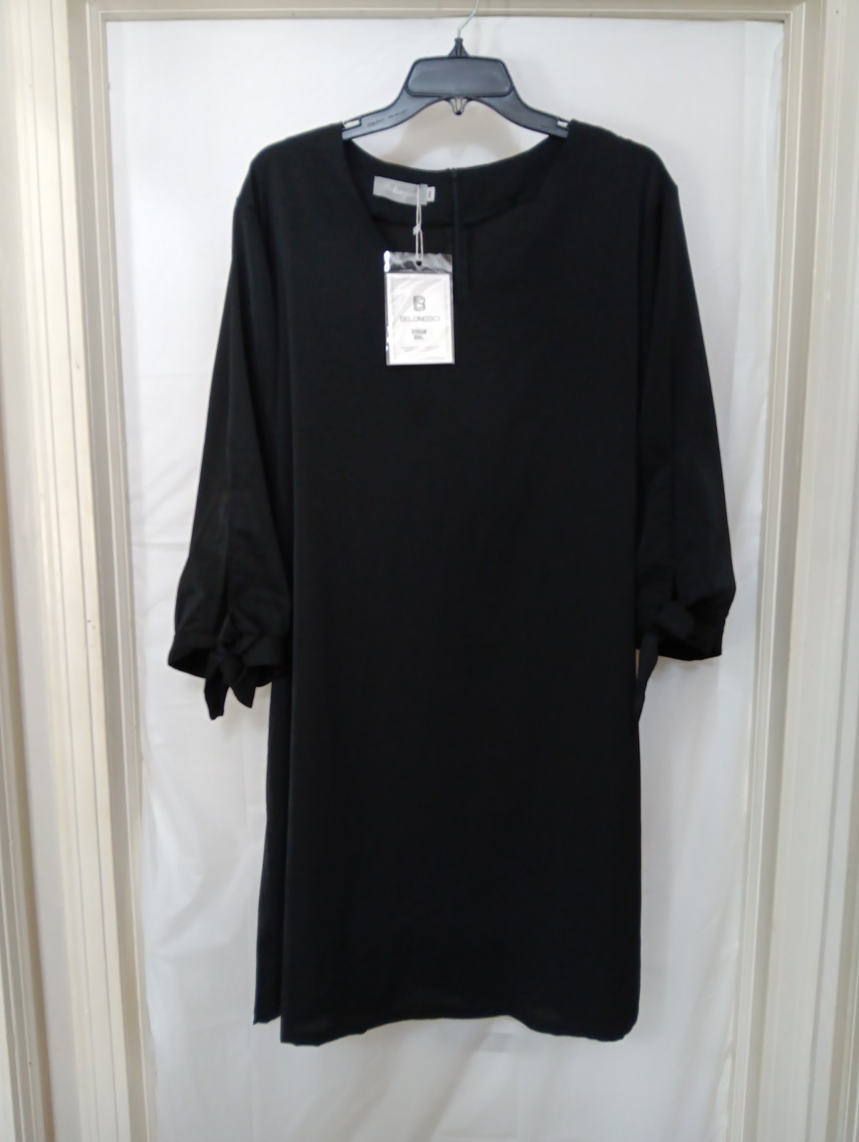 Belongsci Women’s Black Shift Dress Size XXL