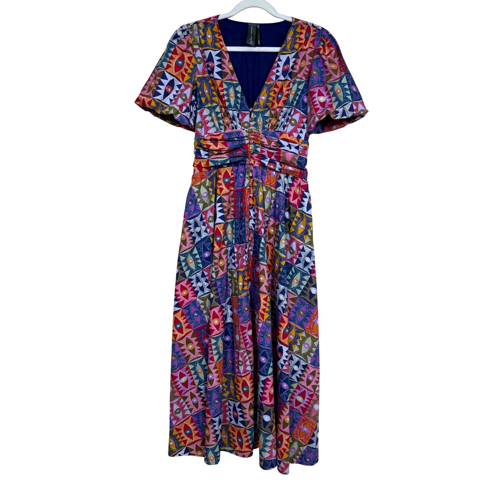 Anthropologie Katerina Button Front Dress Nancy McKie Edition XSP
