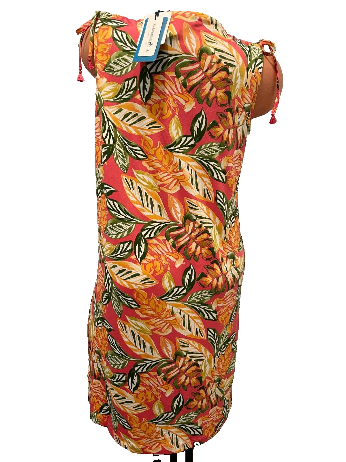 Caribbean Joe NWT size M Shoulder Tie Shift Dress