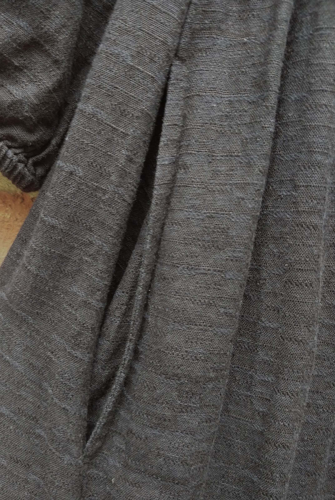 FatFace UK 14 Adele Black Cotton Linen Midi Dress Shirred Prairie RRP £69