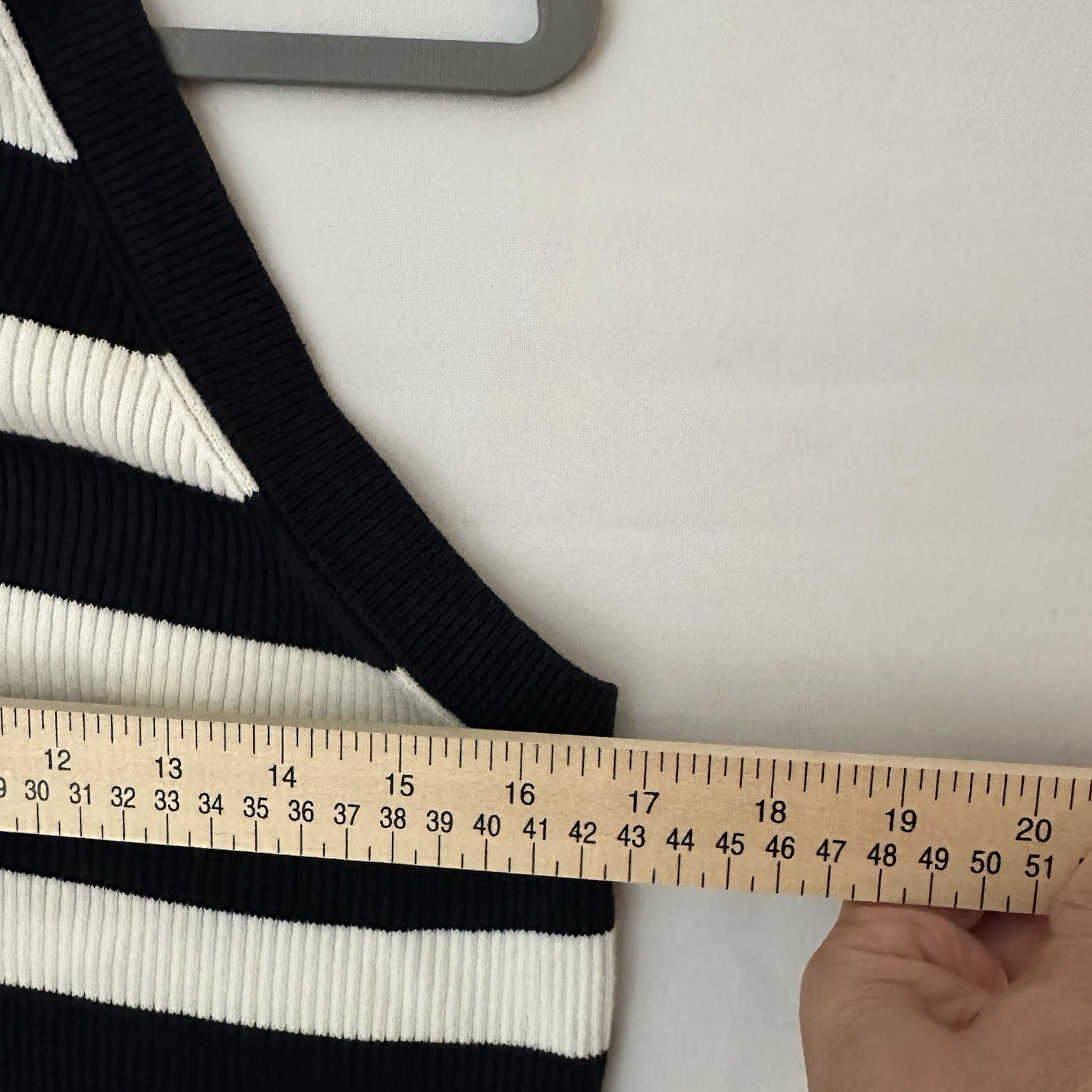 NWT Old Navy Midi Haltered Top, Over-the-head, Navy And White Stripped Dress