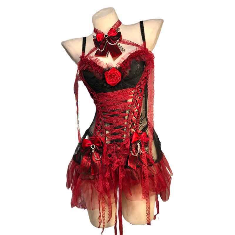 Goth Dress Grunge ALT Women’s Emo Clothing Y2K Gothic Punk Rock Clothes