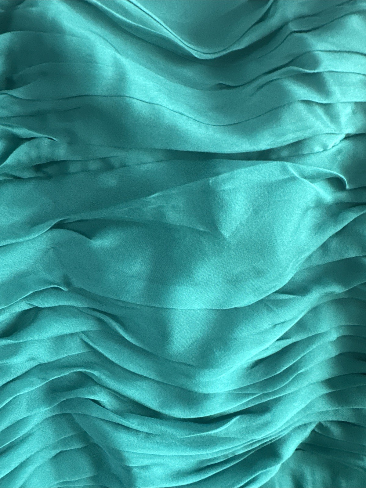 Laura Ashley Teal Silk Polyester Lined Thin Straps Dress Size 16