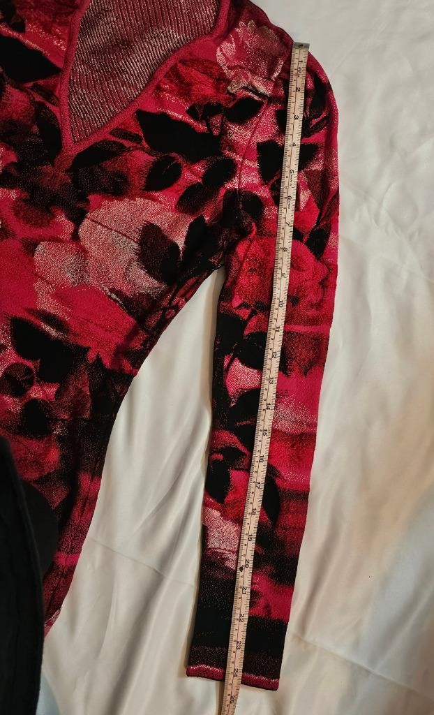 Alexander McQueen NWT Blurred Rose Jacquard Silk Dress Amaranth Red – S – $1600