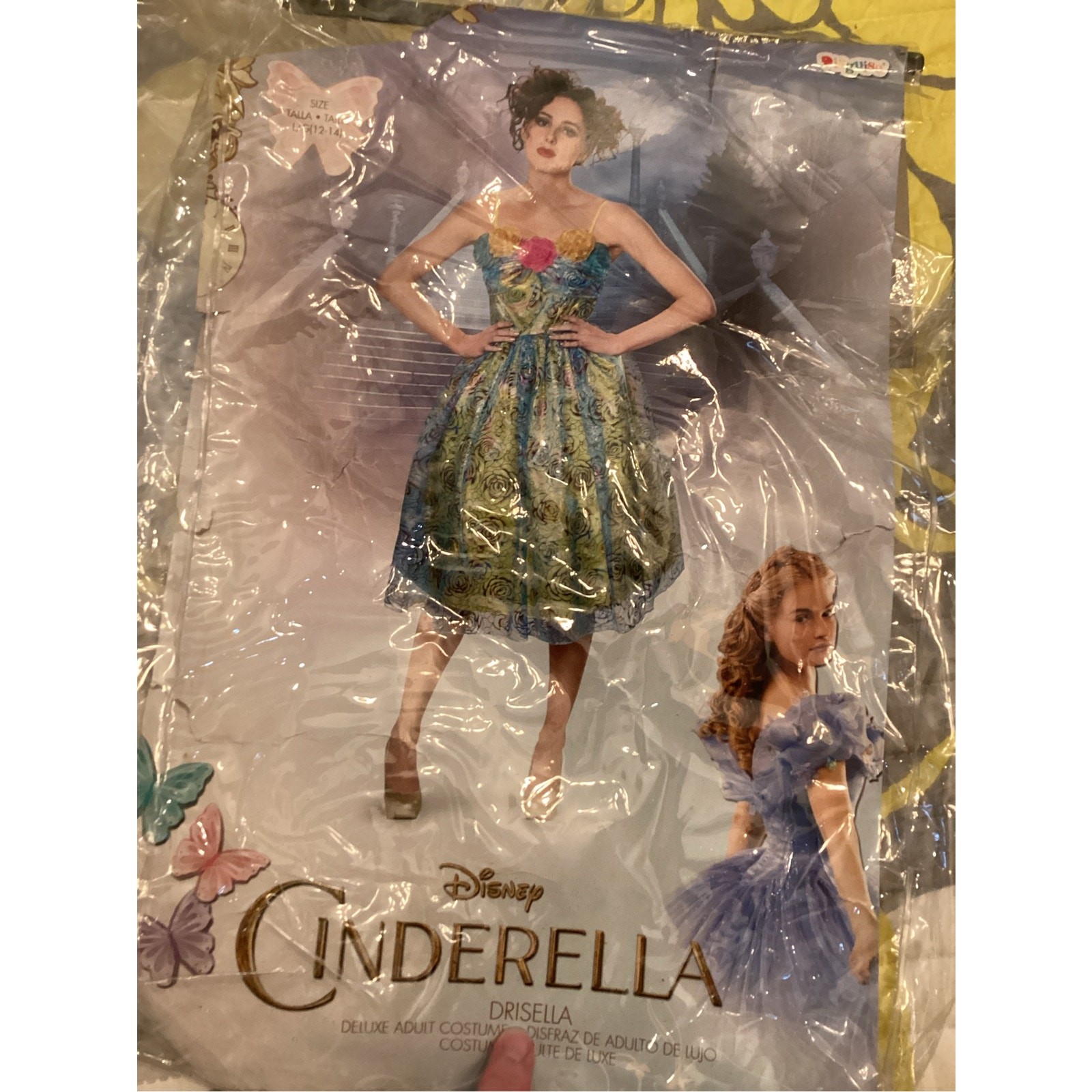 NIB Disney Cinderella Live Action Drisella Tremaine Stepsister Adult Costume L