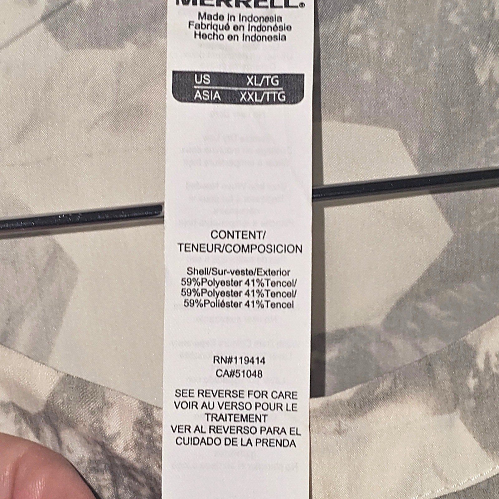 Merrell Hydro Hike Sleeveless Lightweight Quick Dry Draw Cord Athletic Sz XL