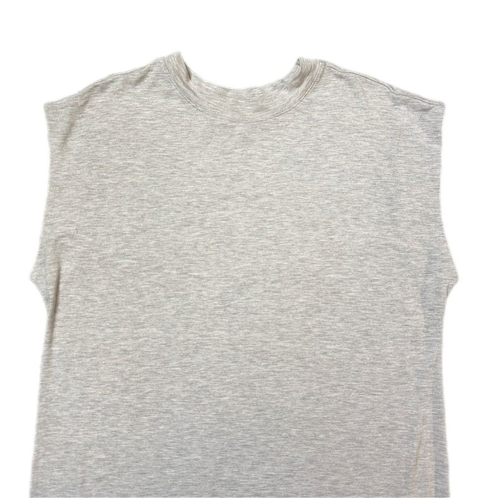 Prologue Beige Heathered Midi TShirt Dress Cap Sleeve Size S