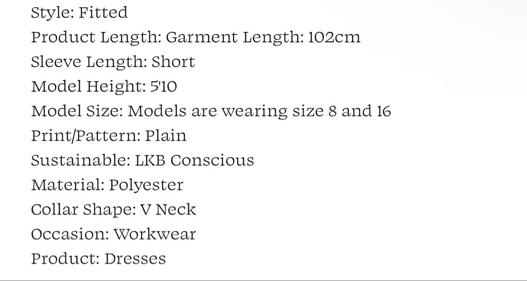 NWT LK Bennett Sky Blue Crepe Dress with Lenzing Ecovero Viscose, Size 4