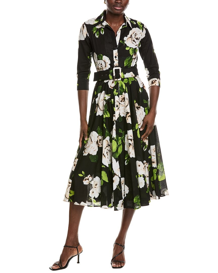 Samantha Sung Aster Midi Dress Women’s Black 6