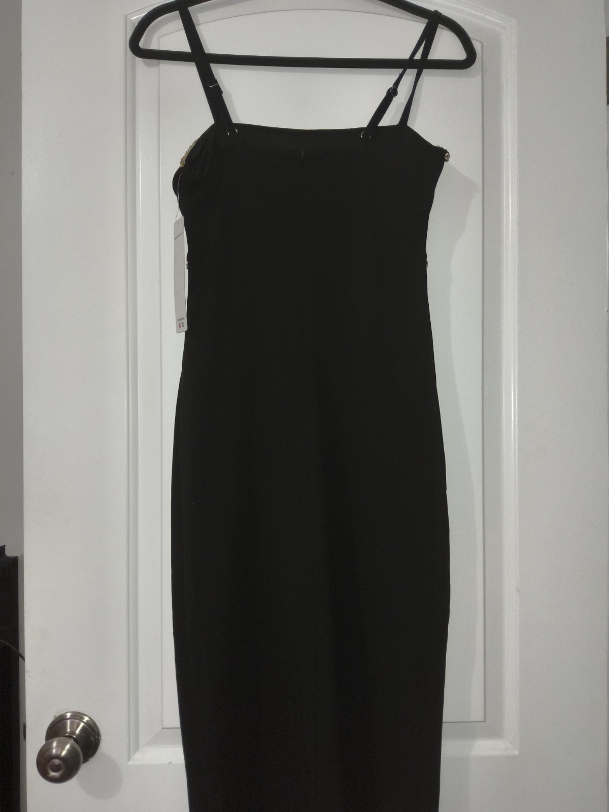 Madden Girl Spaghetti Strap/Square Neck Party Dress Black (New)-Medium