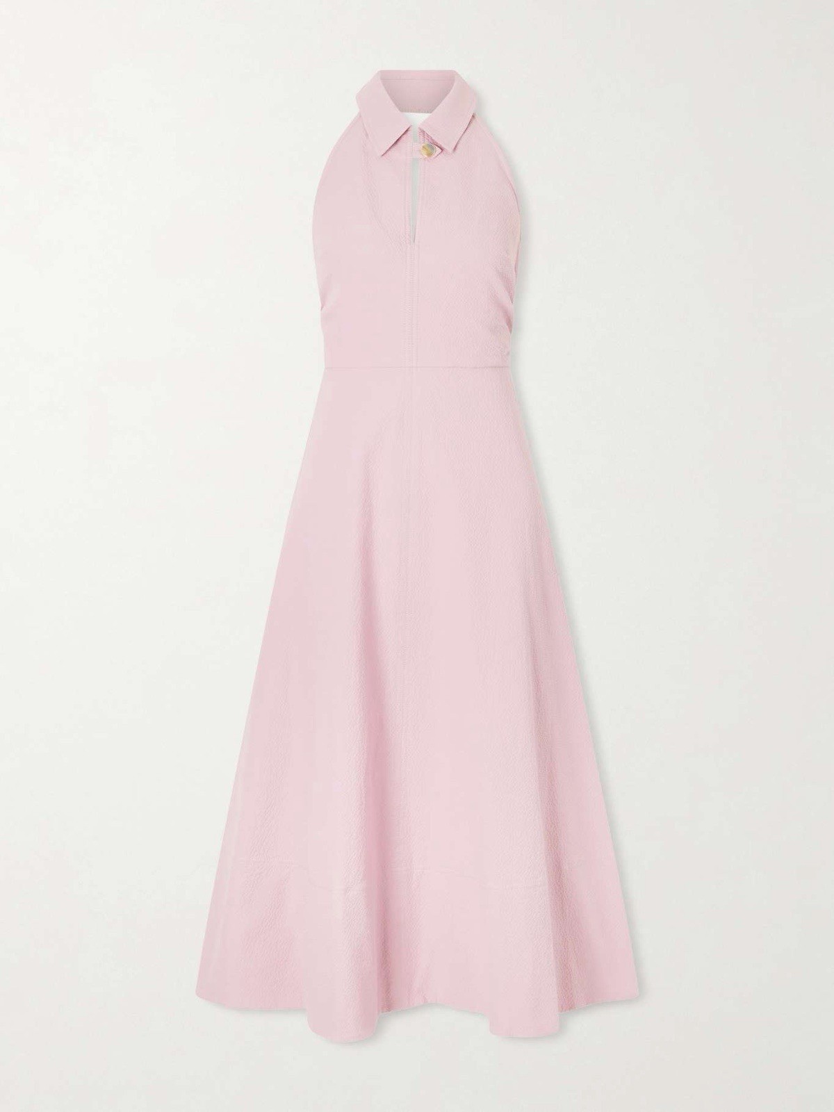 veronica beard Midi Dress Mackey Seersucker Halter $ 548 Size 2