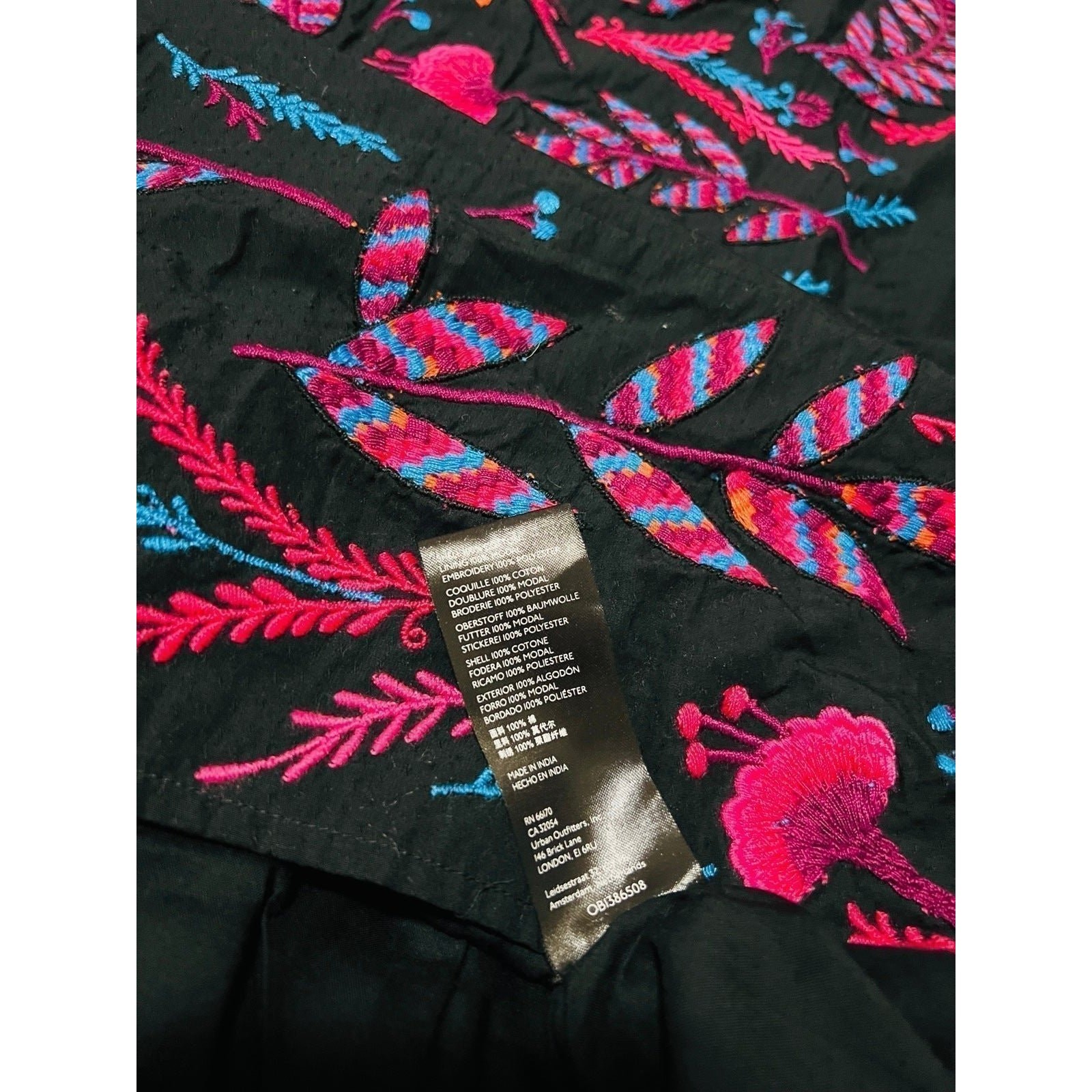 NWT❤️Anthropologie Maeve Embroidered Tunic Dress szL
