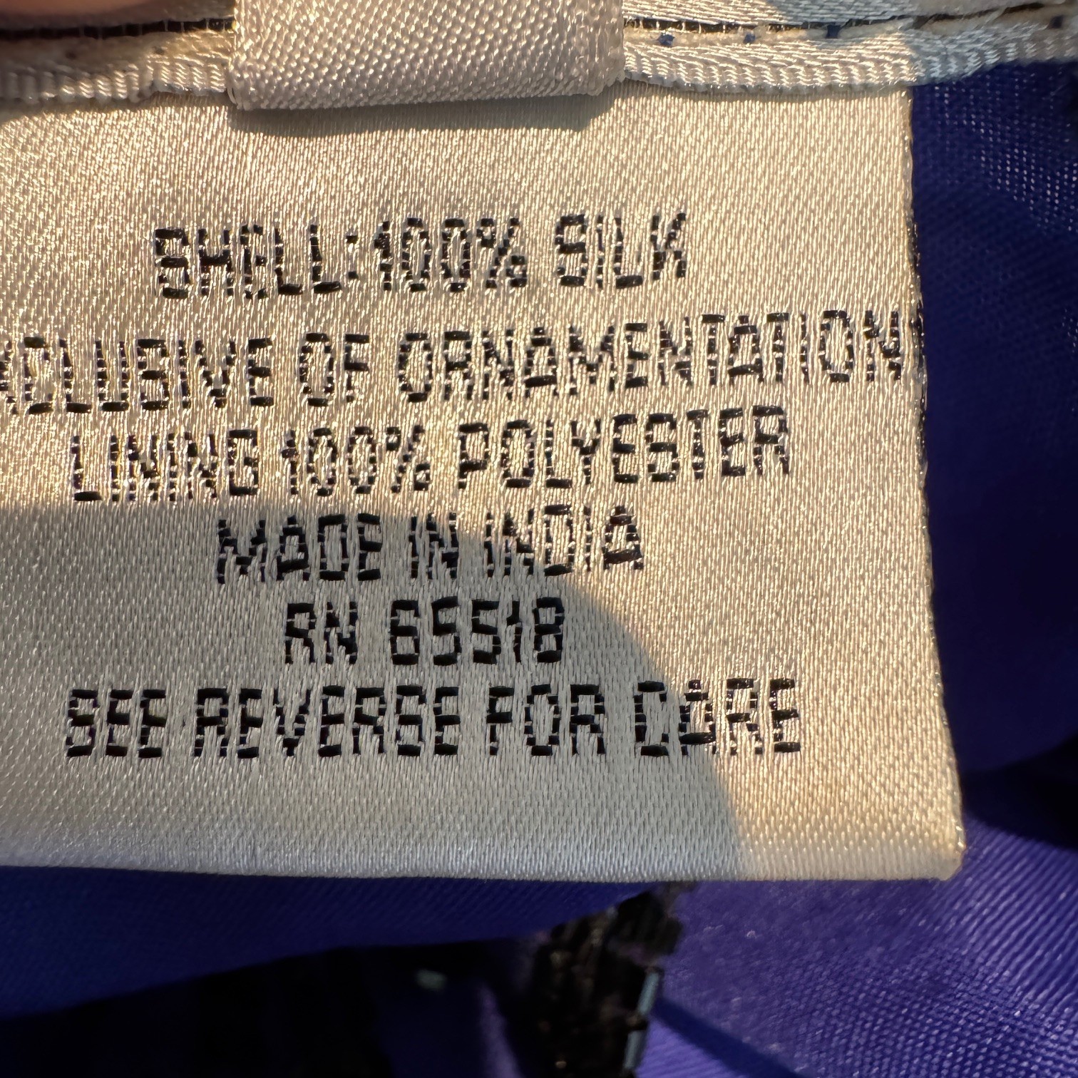 Vintage Stenay 100% Silk Beaded Sequin Cocktail Dress Small Purple Gatsby Formal