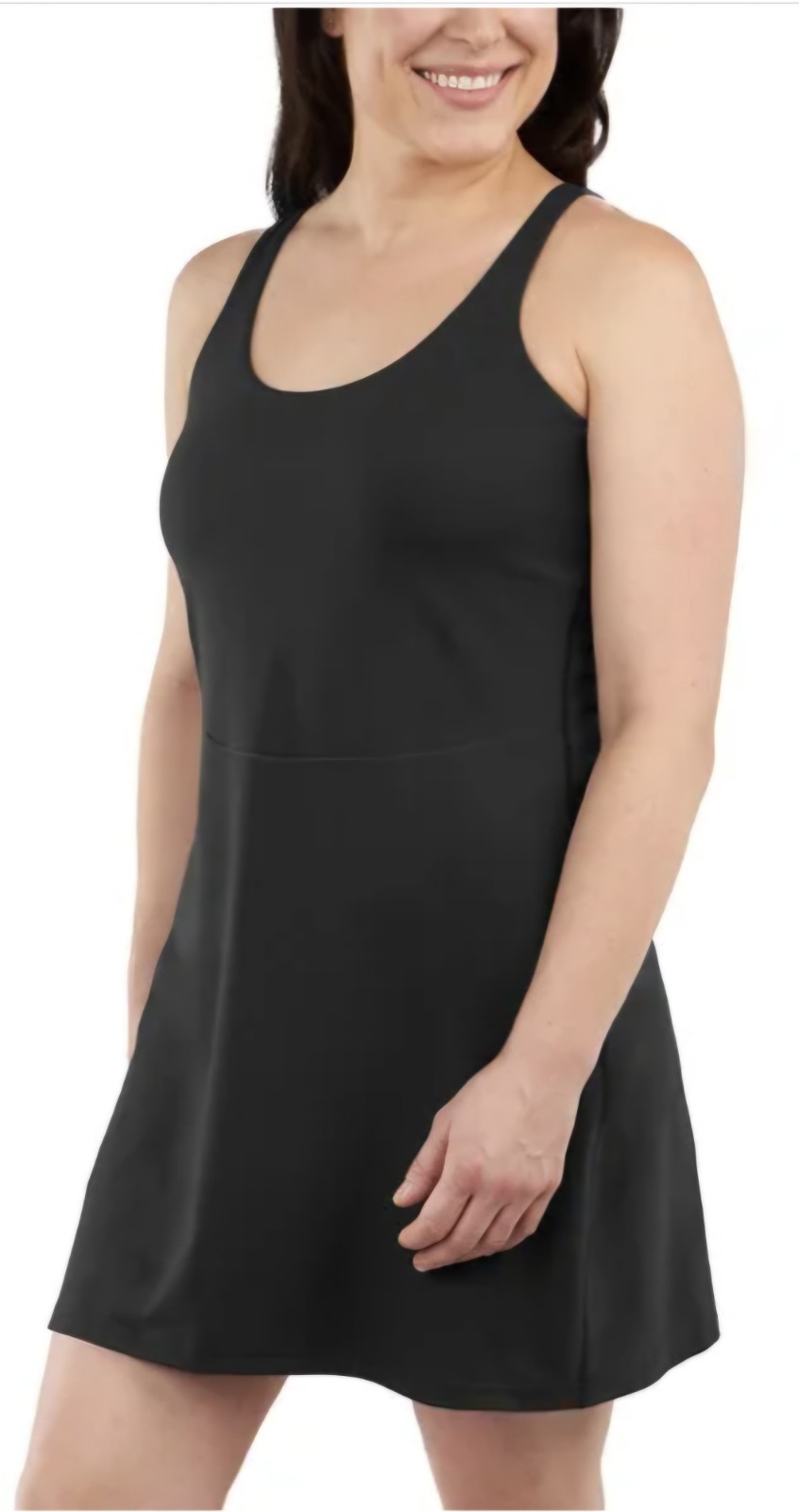 BEST DEAL Elle Sport Women’s Active Tank Dress New Women’s Black Size Medium