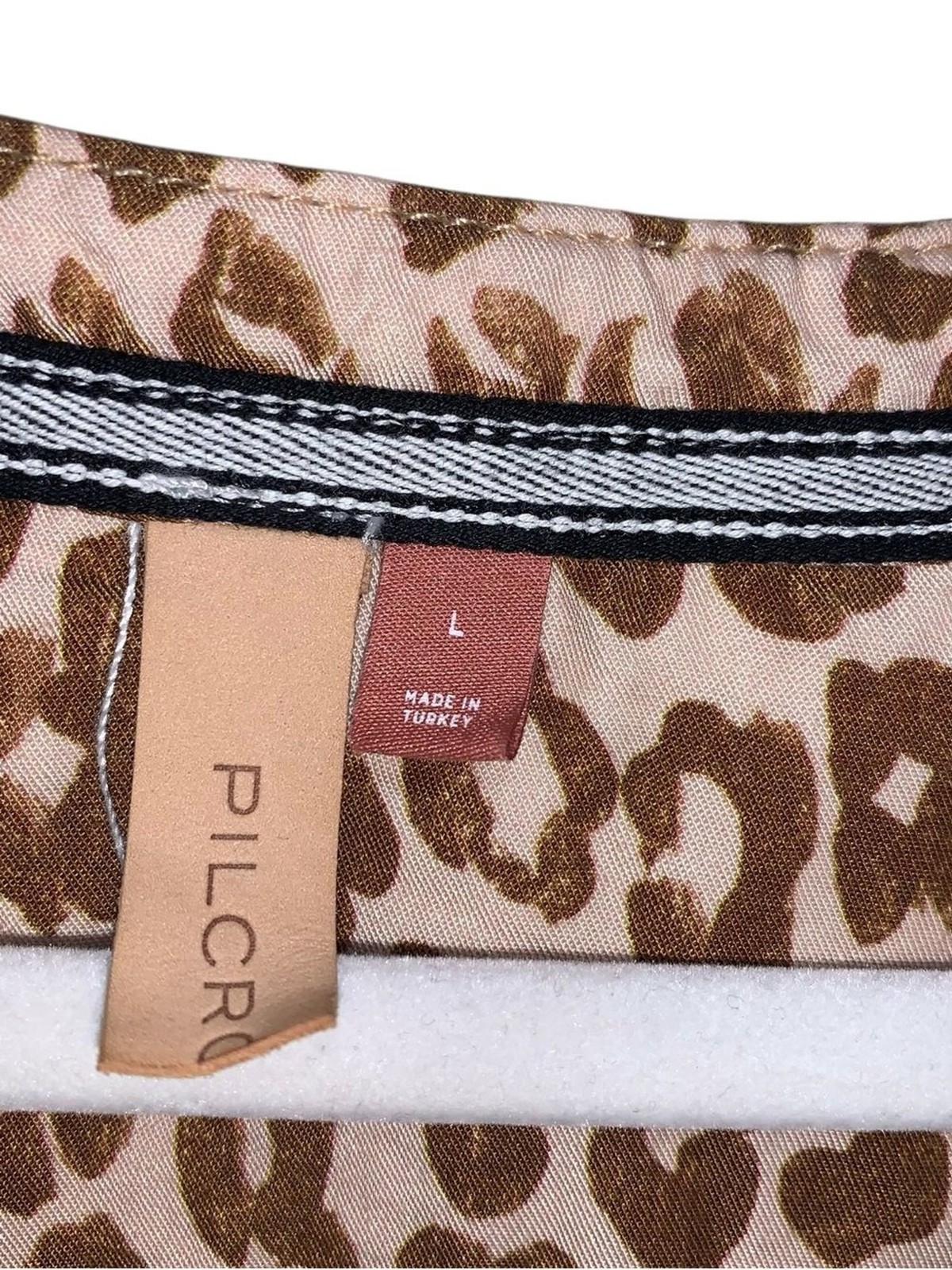 Anthropologie pilcro leopard dress Large 100% Lyocell